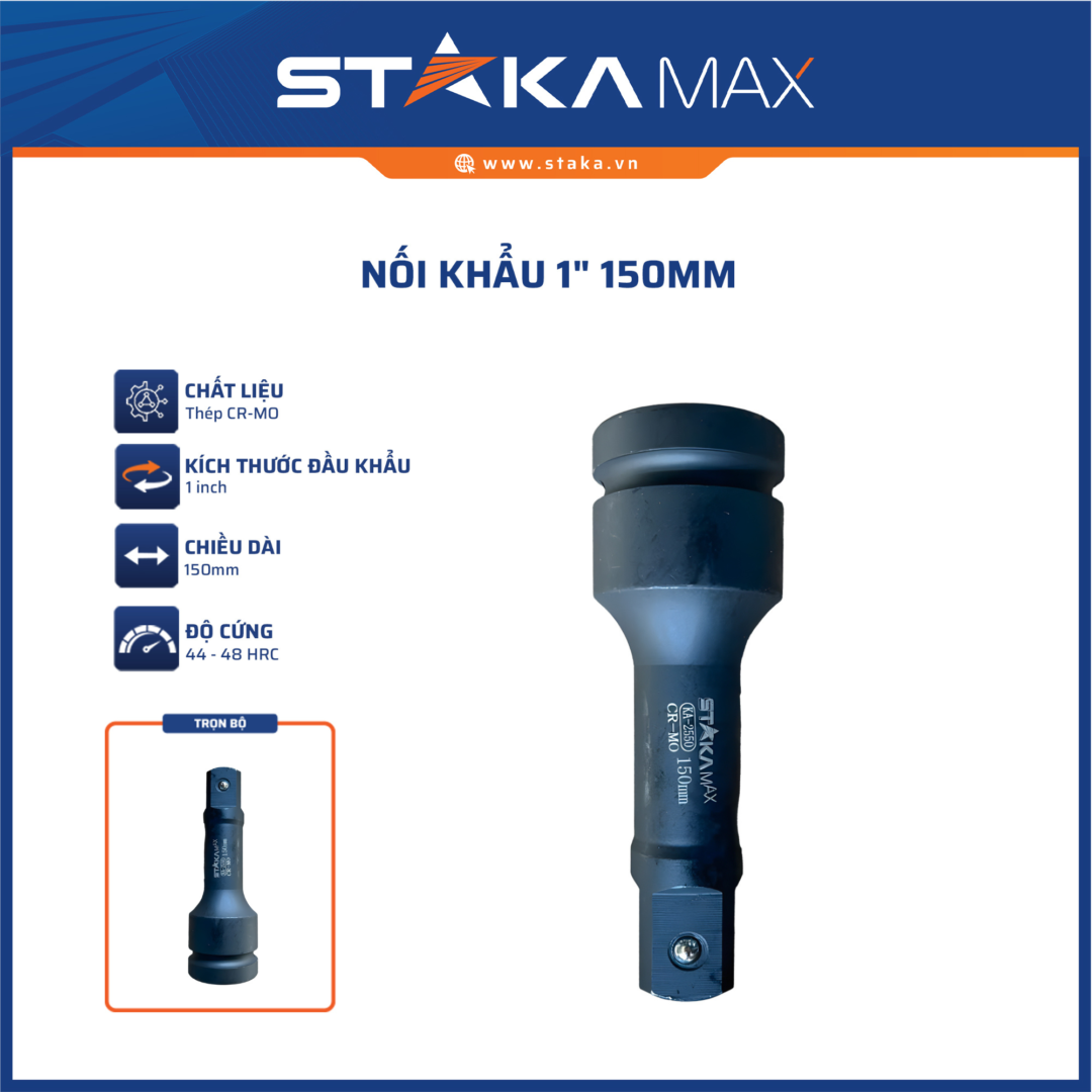 Nối khẩu 1 inch 150mm STAKAMAX (33C/T)