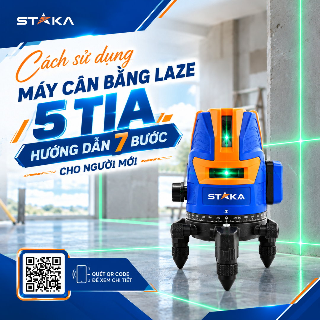 Cách sử dụng máy cân bằng laze 5 tia: hướng dẫn 7 bước cho người mới